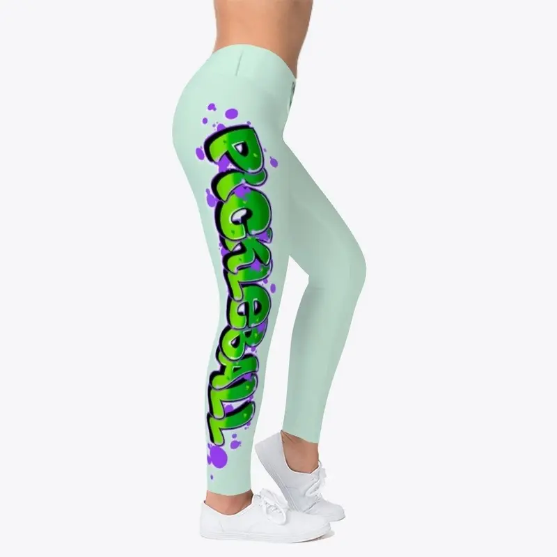 Pickleball Graffiti Leggings